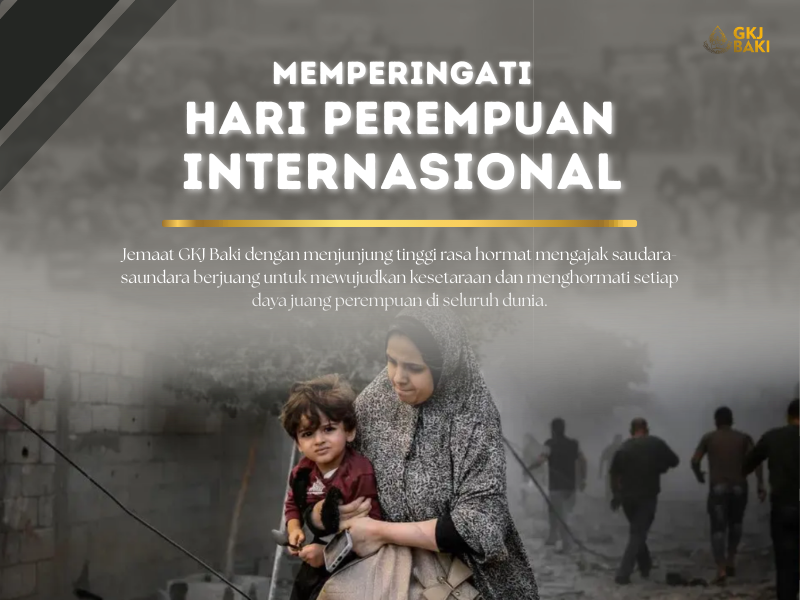 warta jemaat, Memperingati Hari Perempuan Internasional , gereja kristen jawa, gkj, gkj baki, gereja kristen jawa baki, baki, sukoharjo, gkj klasis sukoharjo, klasis sukoharjo, klasis, sinode gkj, sinode 